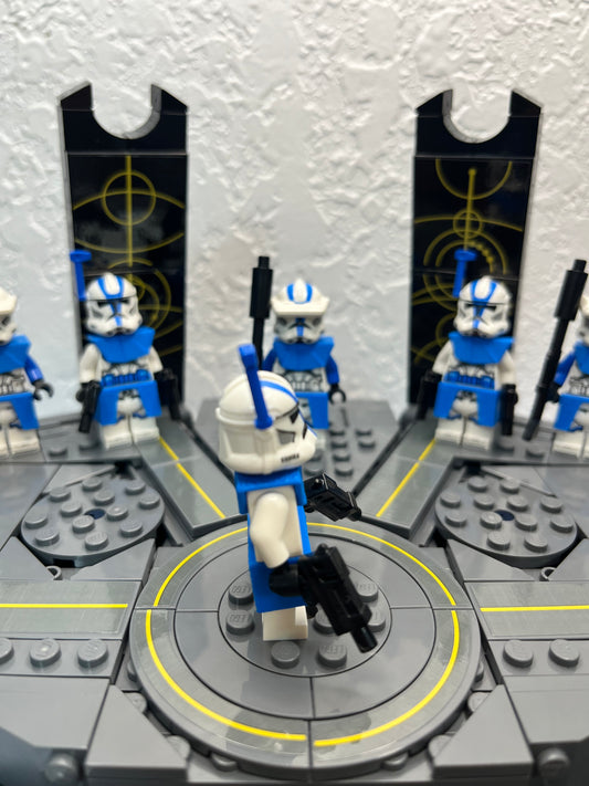 (5)Pauldron& (5)Kama Combo (Blue) Clone Trooper Minifigure Lego Compatible