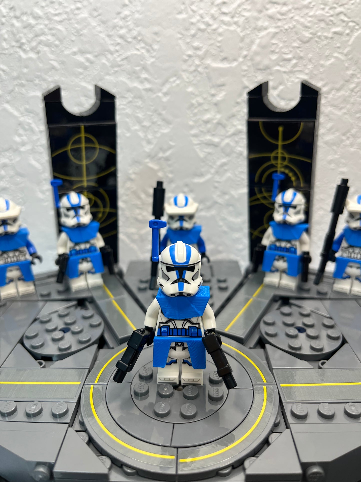 (5)Pauldron& (5)Kama Combo (Blue) Clone Trooper Minifigure Lego Compatible