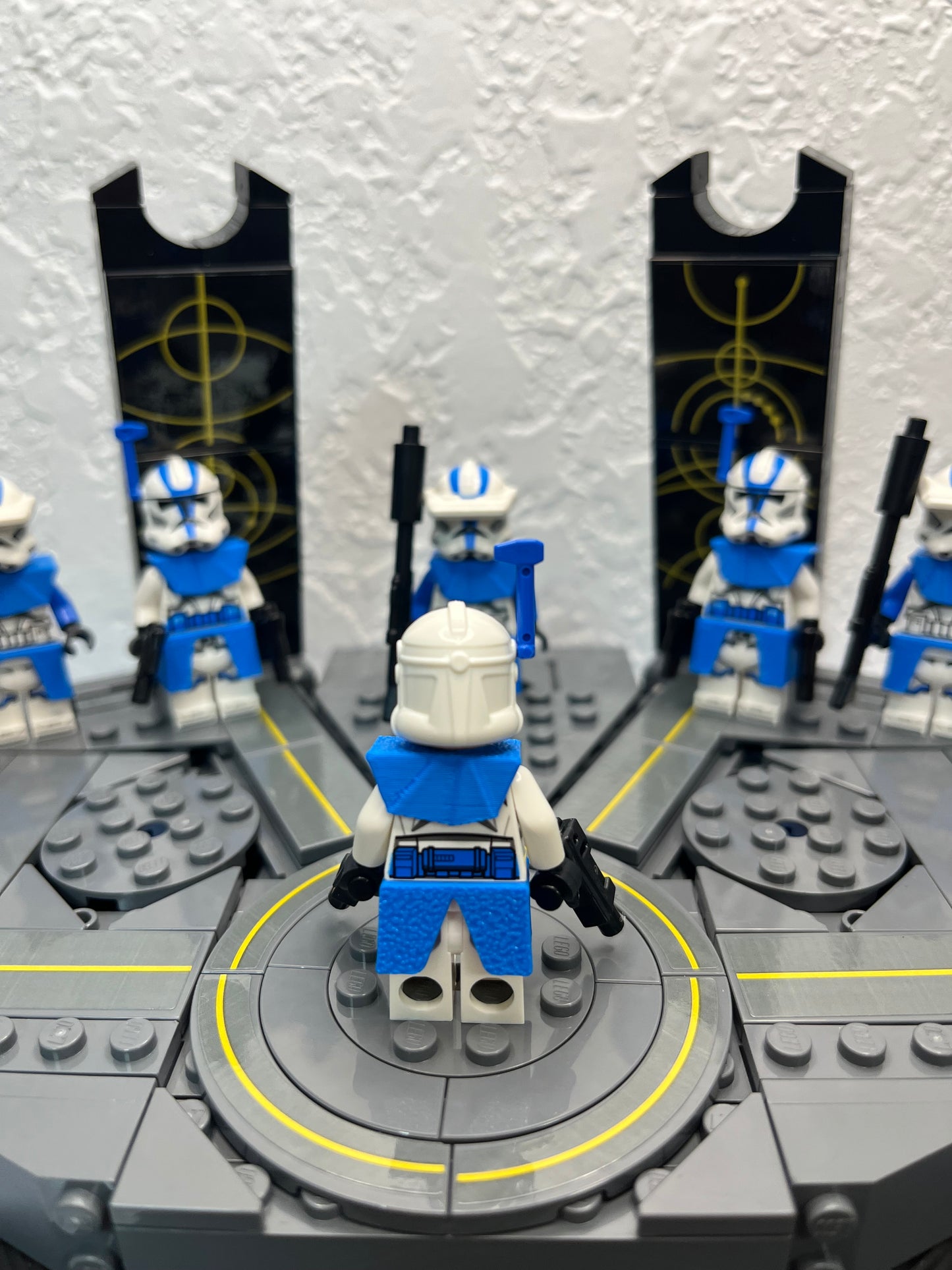 (5)Pauldron& (5)Kama Combo (Blue) Clone Trooper Minifigure Lego Compatible